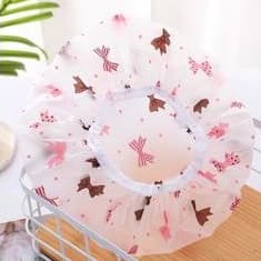 Kit 1 Touca Plástica Banho Tintura Hidratação Com Elástico  - Estampa enviar aleatório