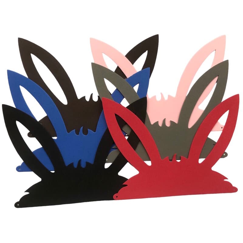 Máscara Eva Coelho Com Elástico Lembrancinha Escola Festa Infantil Coloridas