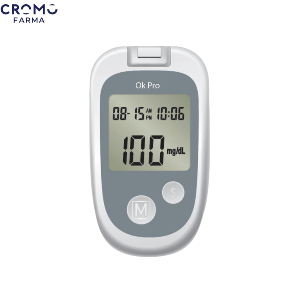 Aparelho de Diabetes Medidor de Glicose Glicemia Digital Ok Pro