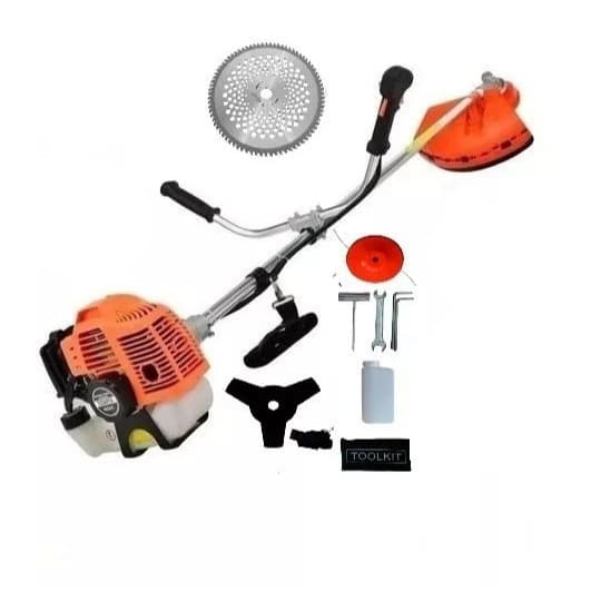 Roçadeira Multifuncional A Gasolina 75cc Nakasaki Profissional com Lâmina 80 Dentes Exclusivo