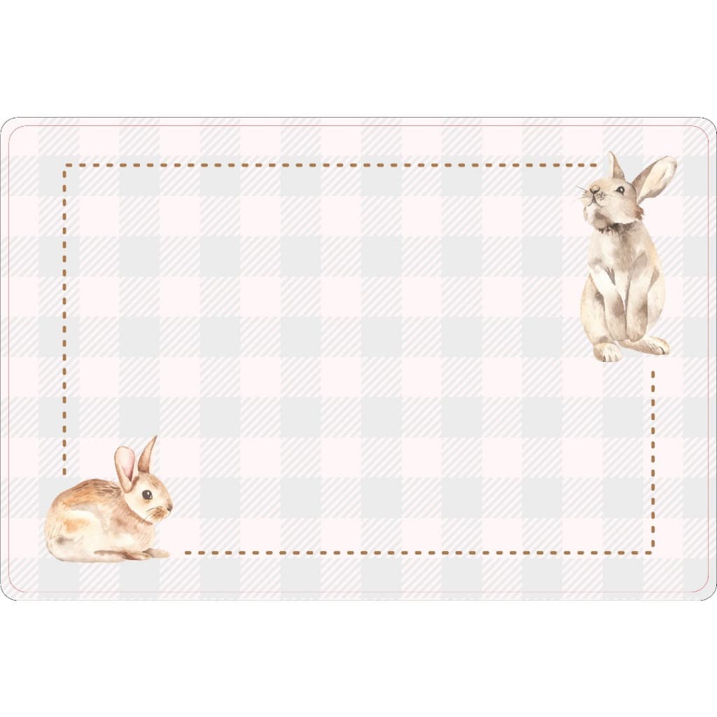 Lugar Americano de Plástico Coelho Páscoa 40x27cm