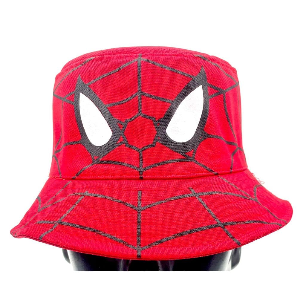 Bucket Infantil Chapéu De Praia Menino Criança Verão Proteção Do Sol Personagem H. Aranha