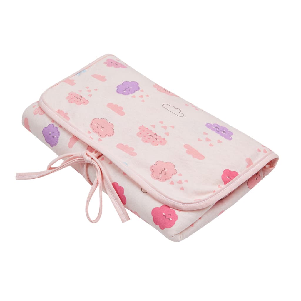 Trocador Portatil em Malha com Forro Impermeavel Porta Fraldas Bebê