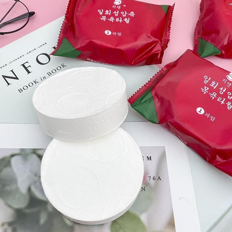 6 Unidades Toalha Banho Limpeza Compacta Impermeável Algodão 70x140 Cm Descartável N°4 ref: YSMJ-4