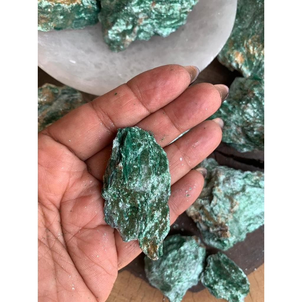 Pedra Fuchsita Bruta Fuxita Mica Verde