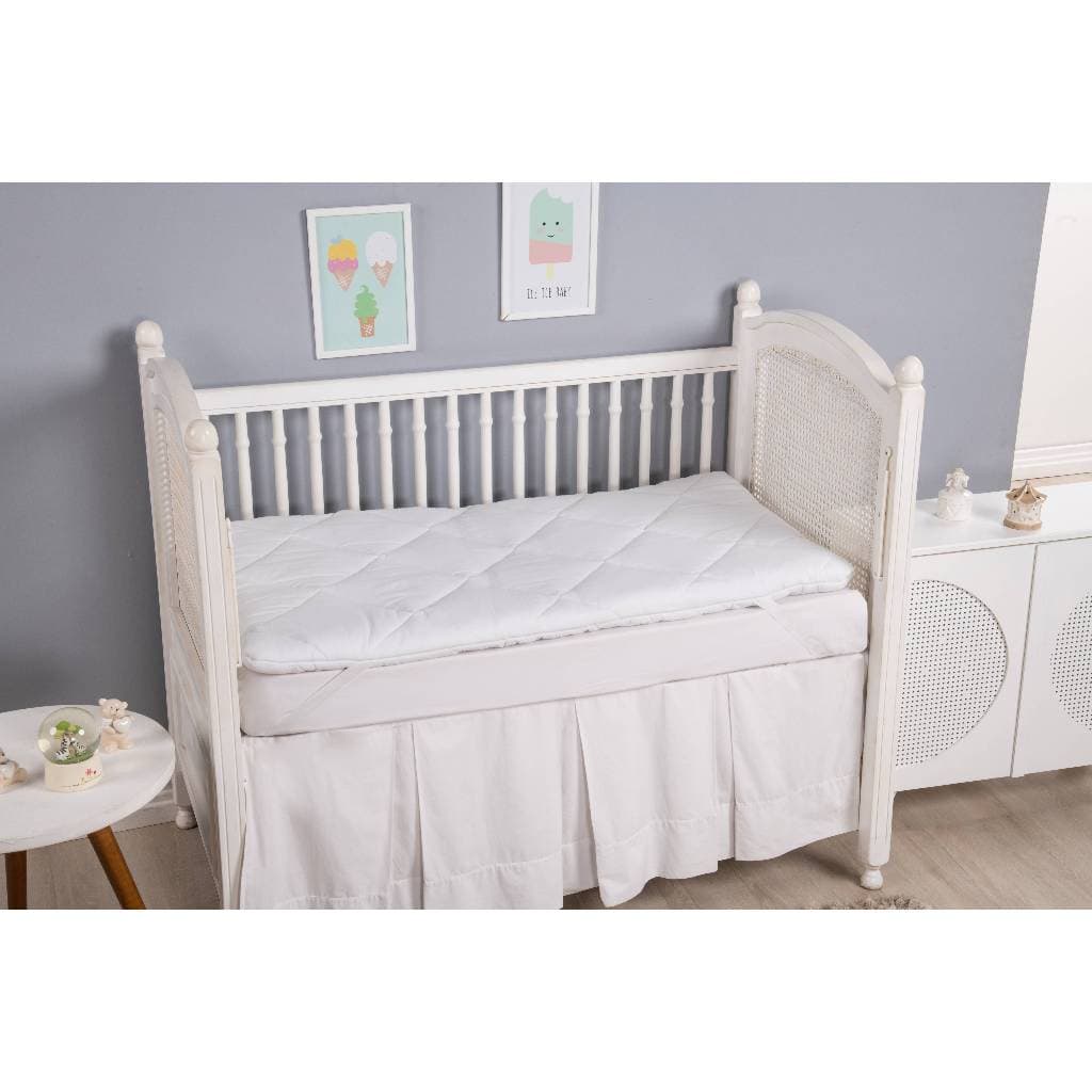 Pillow de berço para bebê protetor acolchoado macio micropercal 400 fios antialérgico