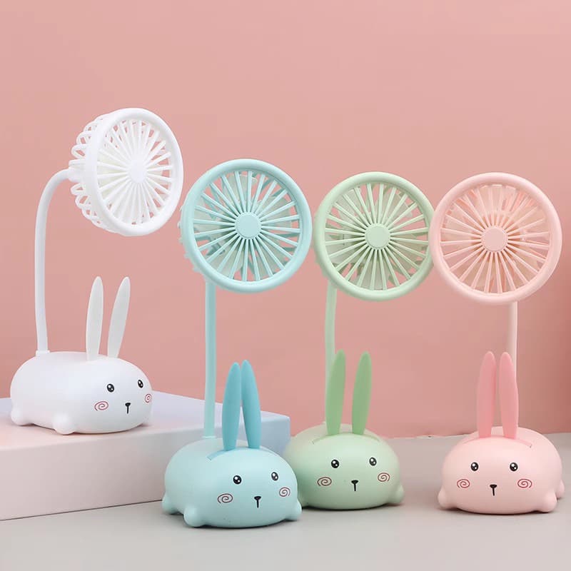 Mini Ventilador Portátil De Mesa Usb Recarregável (cor enviada aleatoriamente)