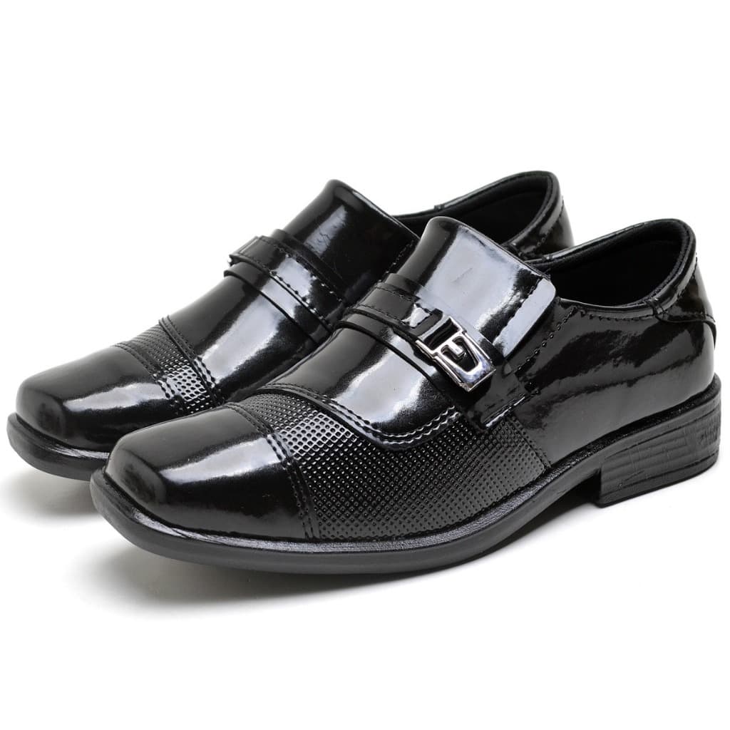 Sapato Social Infantil Masculino Oferta Verniz