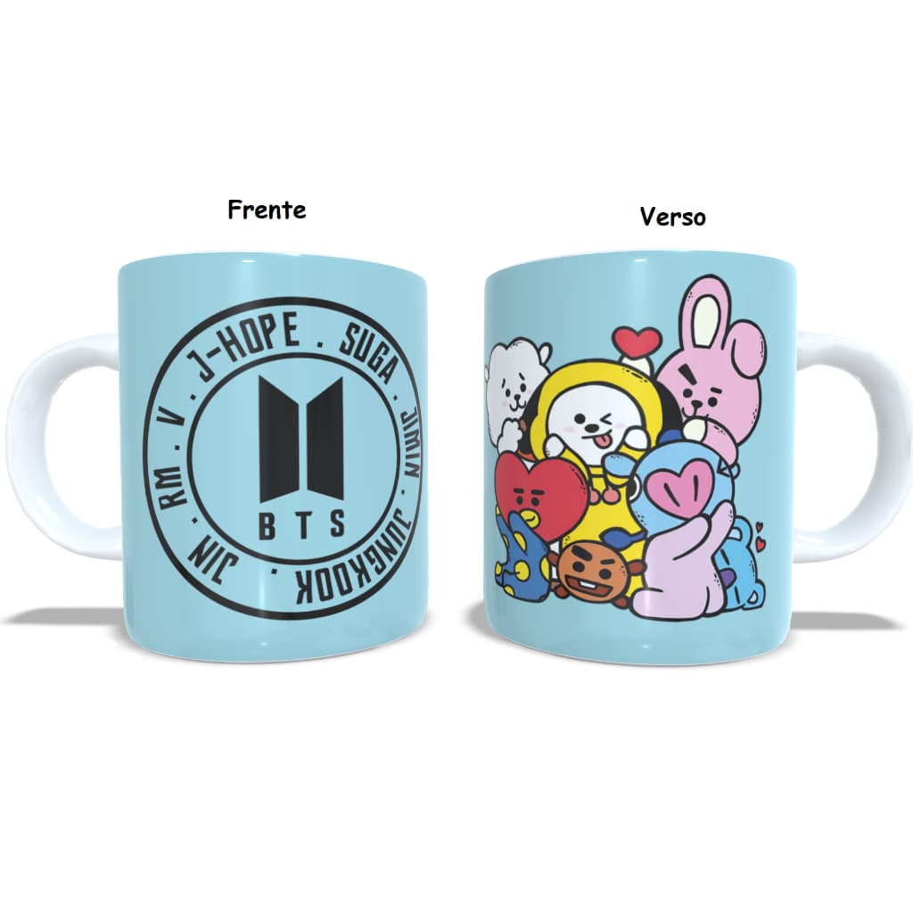 Caneca de Porcelana BTS - Bangtan Boys (Varios Modelos)