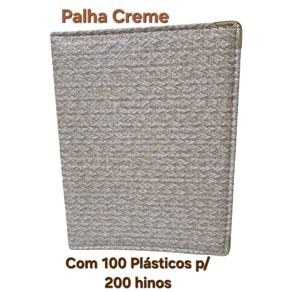 PASTA PARA HINOS N.03 PALHA CREME C/ 100 PLÁSTICOS PARA 200 HINOS
