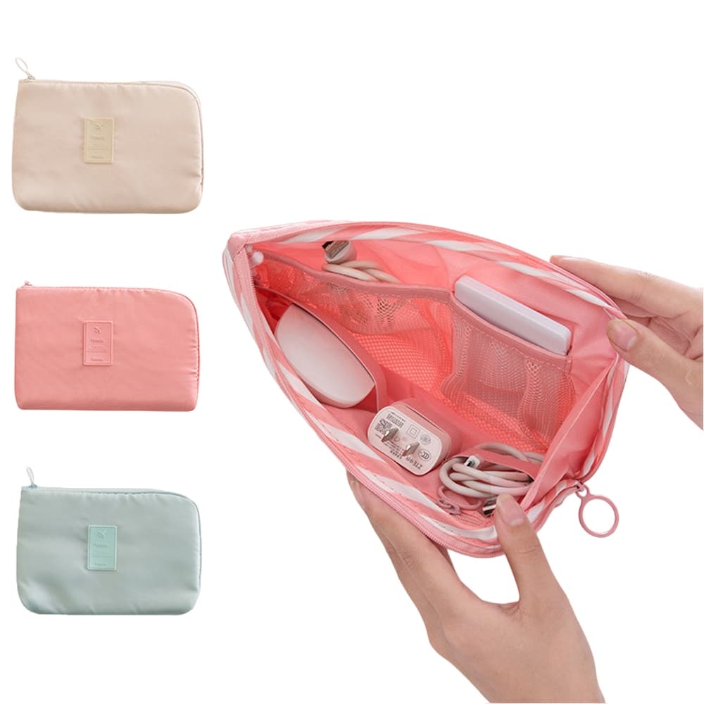 Bolsa De Armazenamento De Cabo De Dados Digital Multifuncional Viagem Necessário