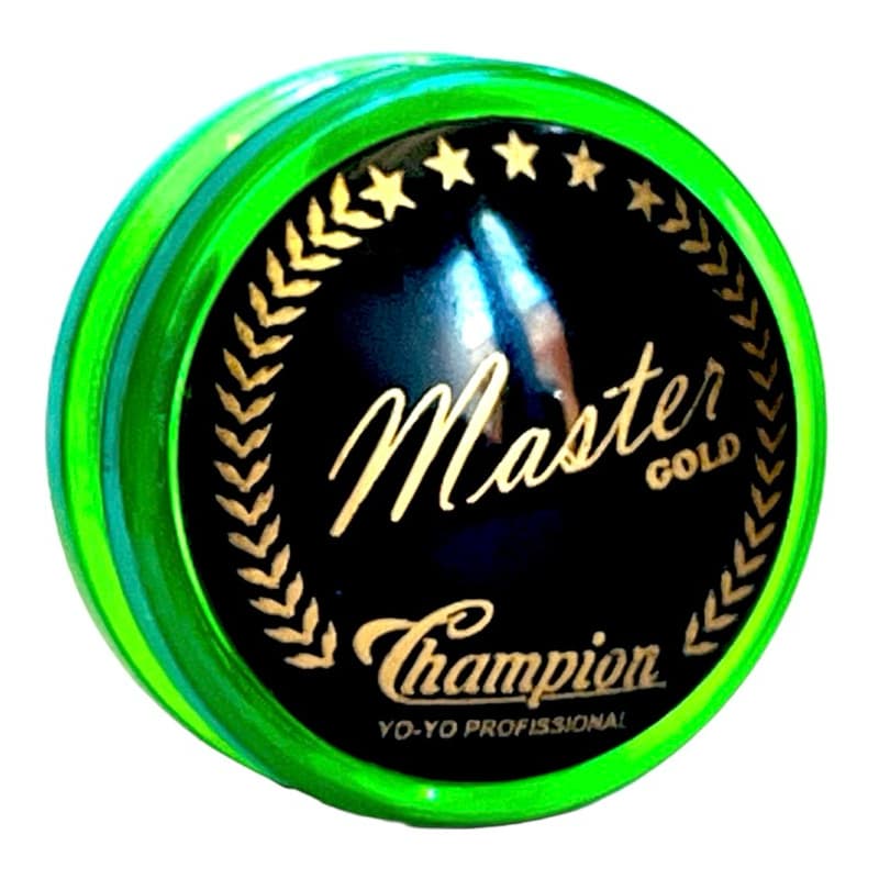 Yoyo Profissional Champion Master Gold Green 1 Unidade.