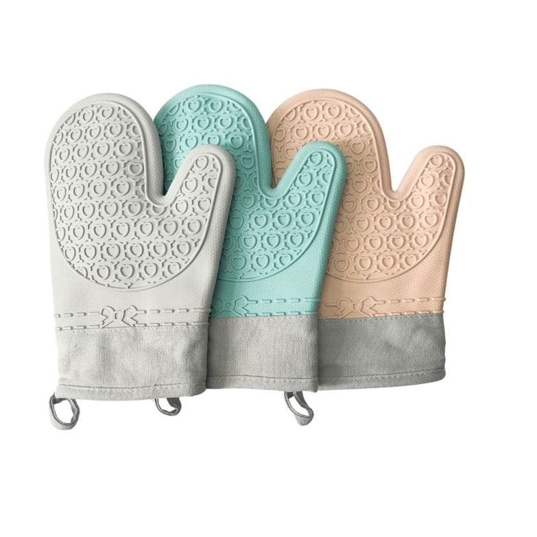 Luva Térmica De Forno E Fogão Para Cozinha Em Silicone Com Forro