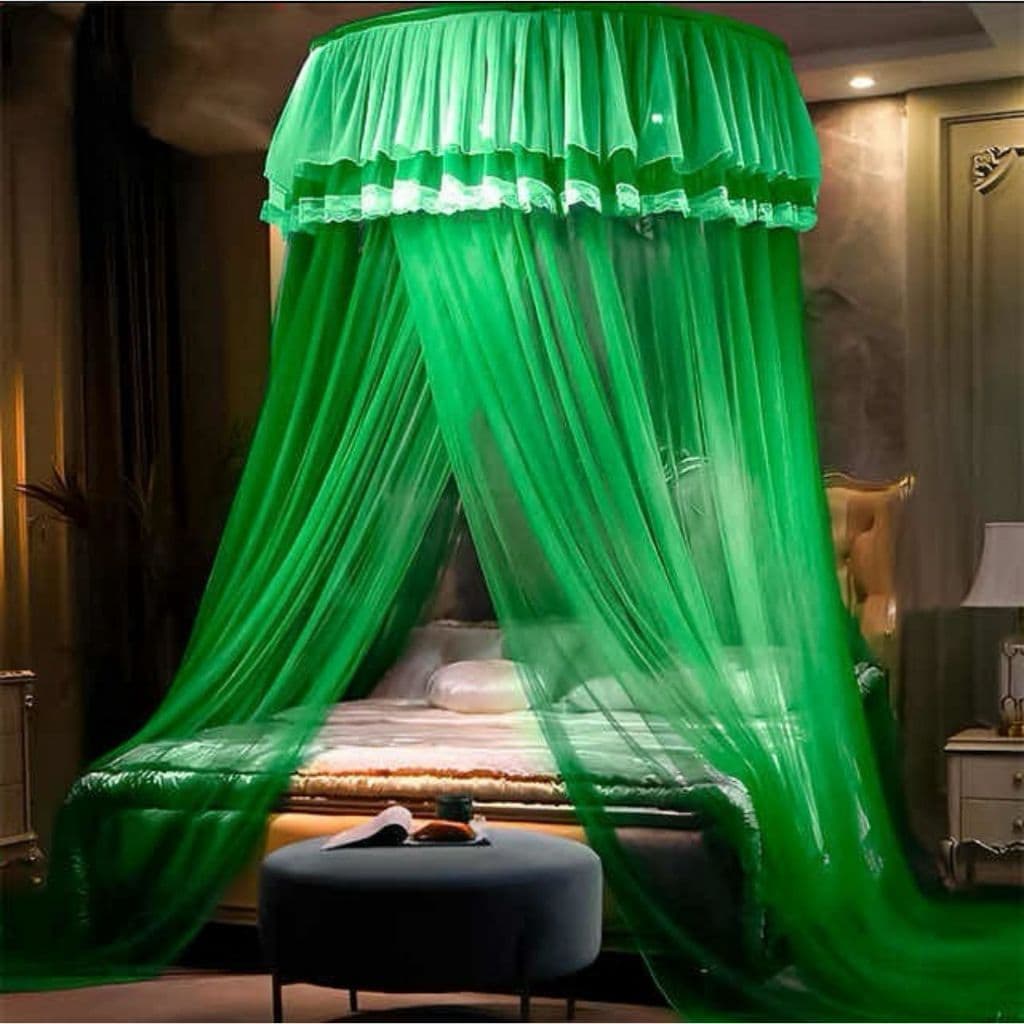 Mosquiteiro De Teto  Casal  Gigante Box /queen/ Super King Com Abertura Lat 14 Metros