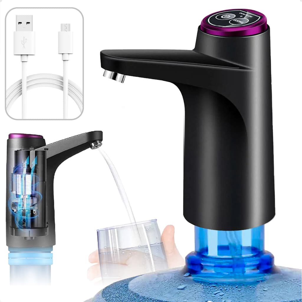 Bebedouro Bomba Elétrica Garrafão Galão Água Recarregável compativel com galão de 20L