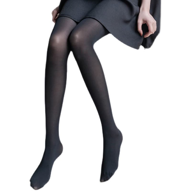 Meia Calça Adulto Fio 20 Lisa Cor De Preta Natural