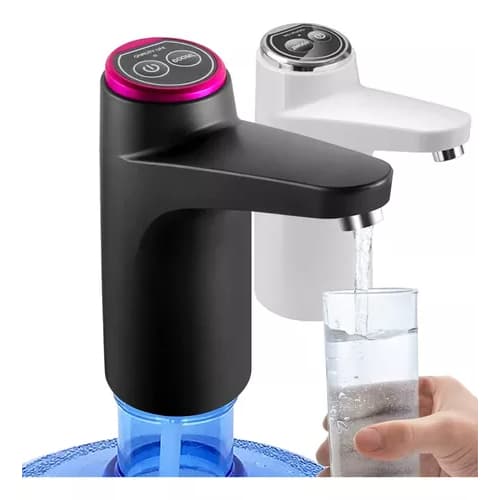 Bomba Elétrica De Galão Universal Com Carregamento USB Para Galão Garrafão D'Água