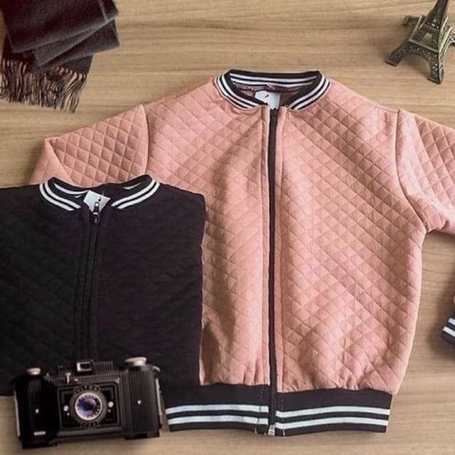 KIT 2 BLUSAS INFANTIL Casaco Bomber Juvenil 2 ao 16