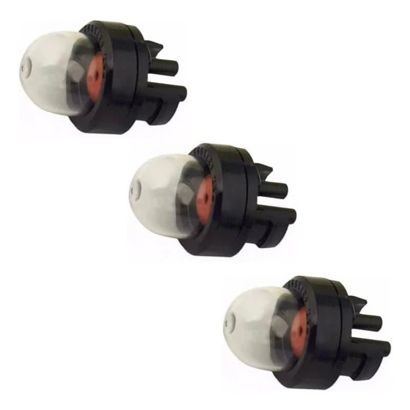 3 unid. Bulbo Injetor Gasolina Roçadeira Motosserra Soprador