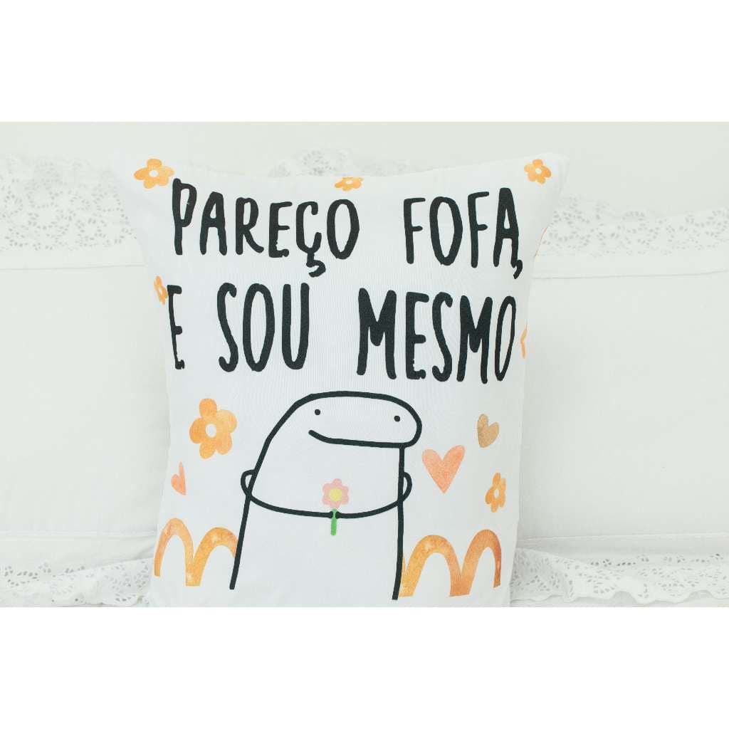 Capa De Almofada Estampada SORTIDA Florks Com Zíper Avulsa Sala Decoração