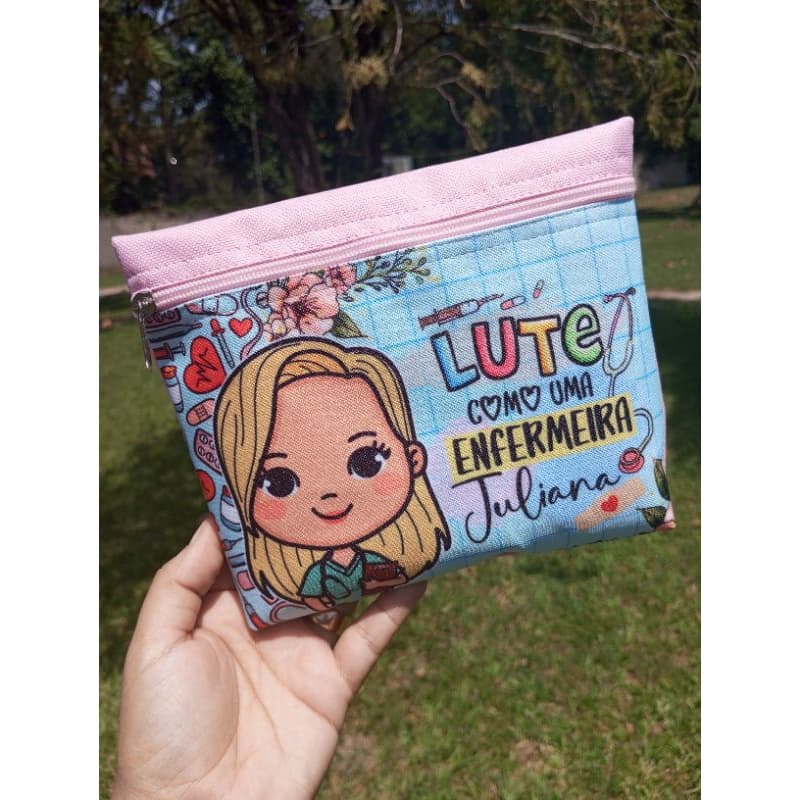 kit necessaire enfermagem, lembrancinha a partir de unidades.