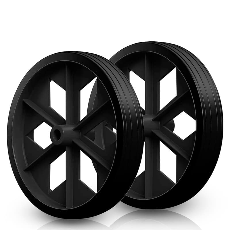 Kit 2 Rodas Para Carrinho De Feira Reforçado