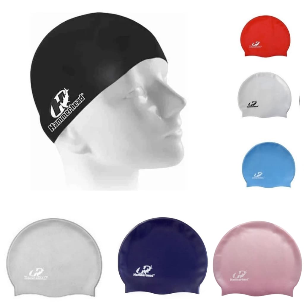 Touca de Natação Silicone Adulto Slim Cap Polybag Hammerhead (30%Mais Fina)