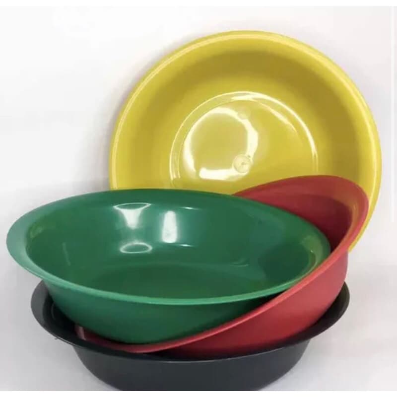 Bacia Lisa  feirante Resistente e Prática Prato Tigela Bacia Sopa Refeição Plástico