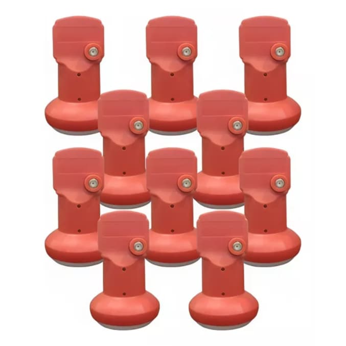 Kit 10 Lnbf Universal Digital Banda Ku Simples 5g Vivensis