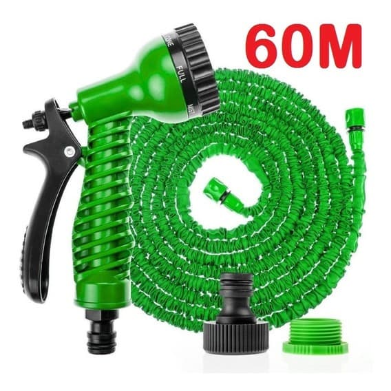Mangueira Mágica 60m / 30m / 15m Metros Flexível Expansível Retrátil