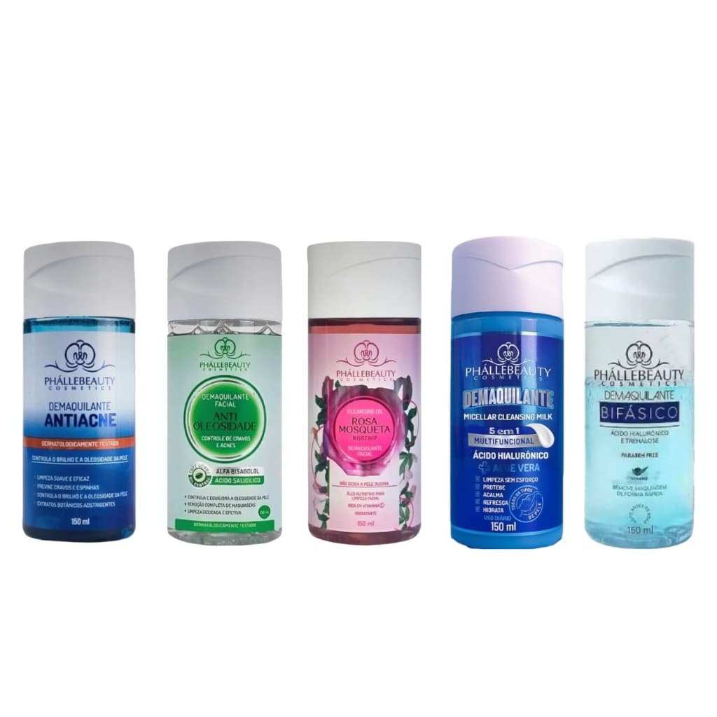 Demaquilante Facial da PhálleBeauty  Cosméticos