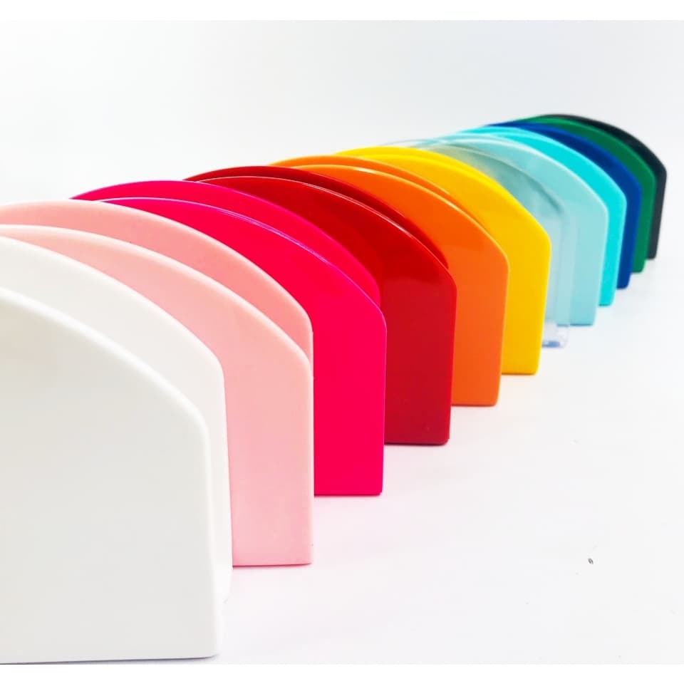 5 Porta Guardanapos Acrílicos para Decoração Mesa