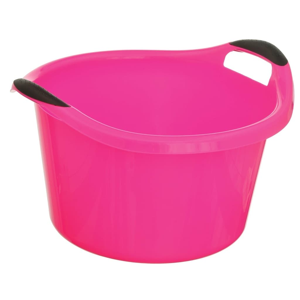 Bacia Com Pega Anatômica Alças Reforçadas 14,8 Litros Neon