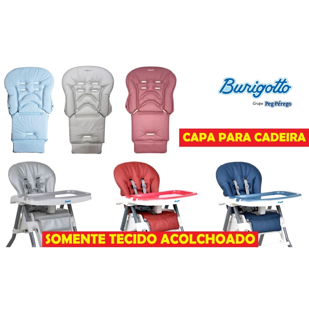 Estofado Impermeável da Cadeira de Alimentação Merenda Laminado em PVC Burigotto