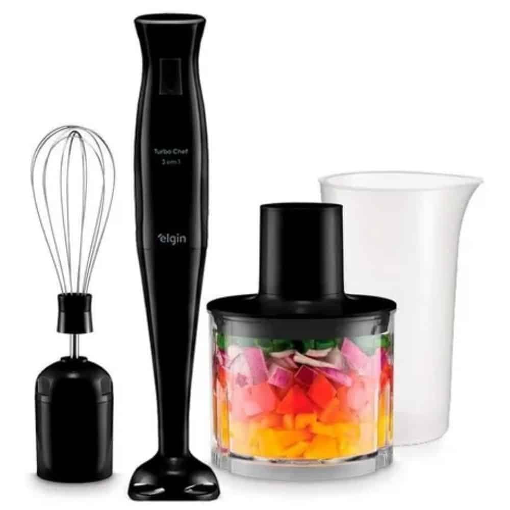Mixer Elgin Turbo Chef 3 em 1 - Triturador de Alimentos e Batedor