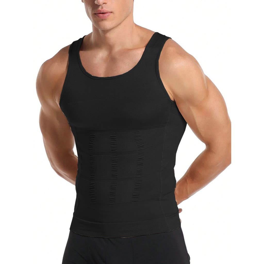 Regada Modeladora Masculina Bodyshaper Cinta Modeladora Alta Compressão de Abdome