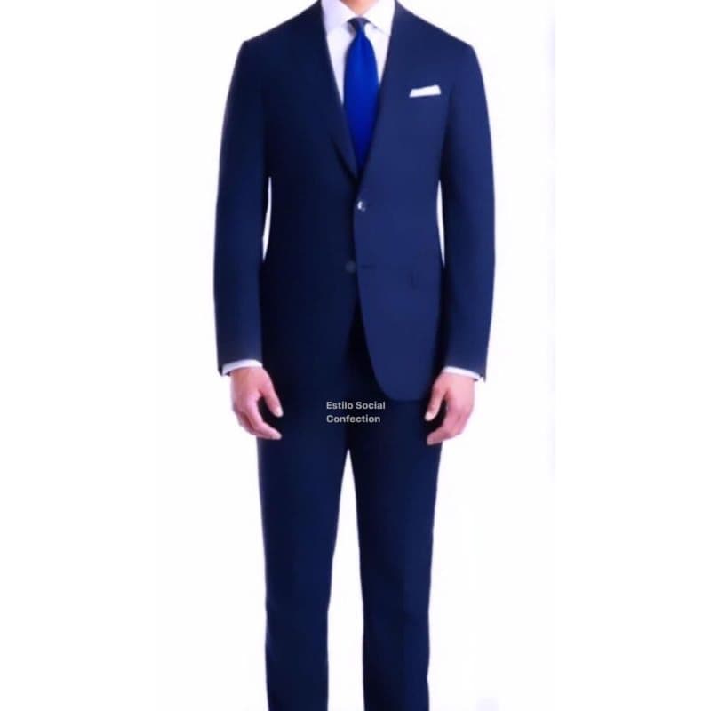 Terno Masculino Marinho Slim Fit Promoção