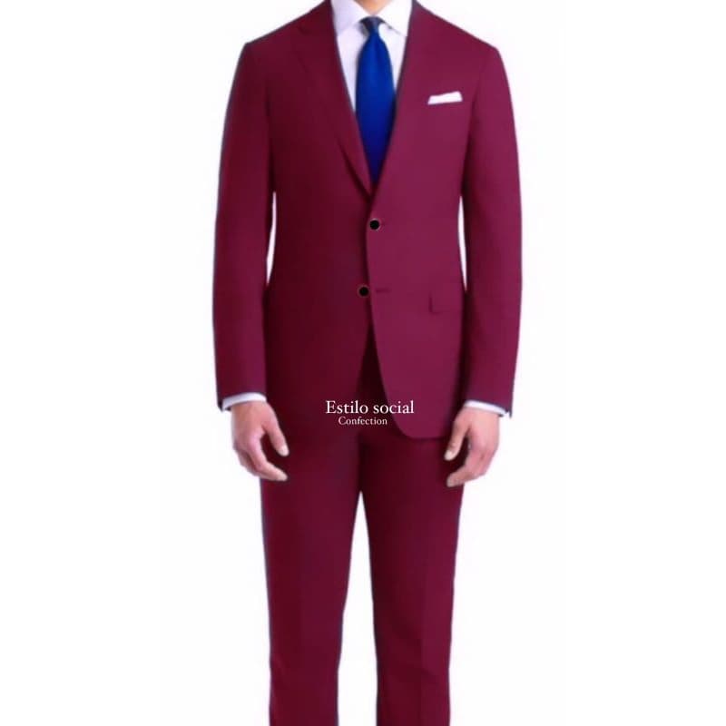 Terno Vinho Bordo Slim Masculino Promoção
