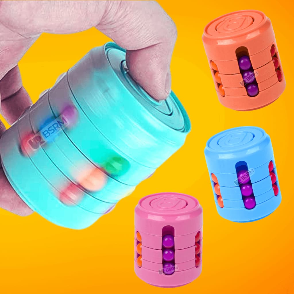 Brinquedo fidget toys cubo mágico cilindro magico 4D fidget cube hand spinner Brinquedos anti stress criança 3 anos Chaveiro lembrancinha festa infantil presente menino menina