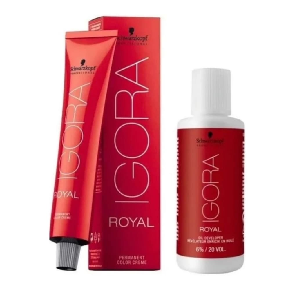 KIT Coloração IGORA ROYAL 7.77 Schwarzkopf + Ox