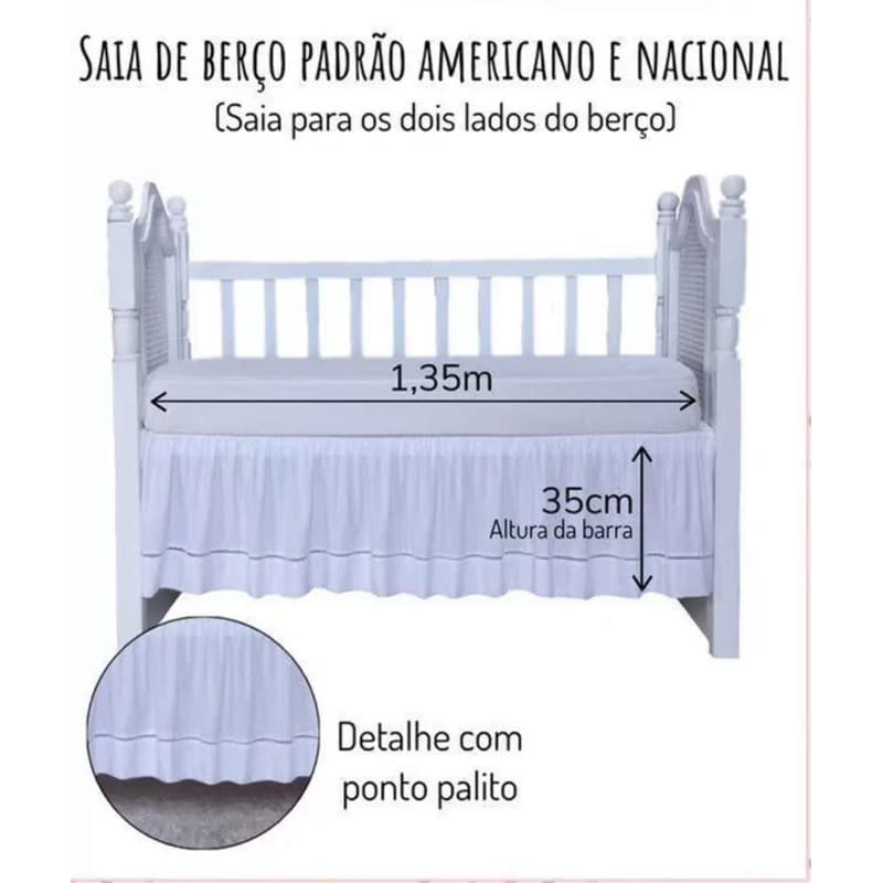 SAIA BOX PADRÃO AMERICANO E NACIONAL PARA BERÇO PONTO PALITO