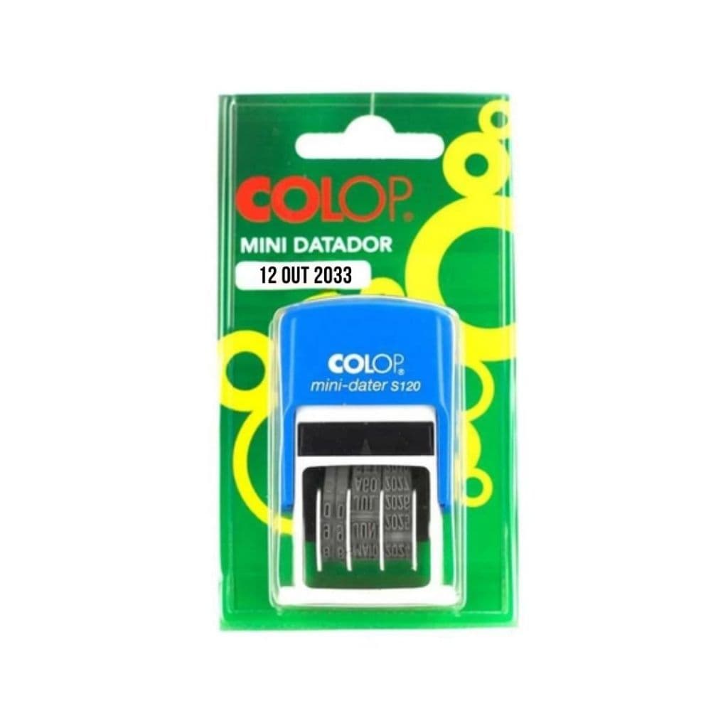 Carimbo datador Colop S-120 - Até 2036