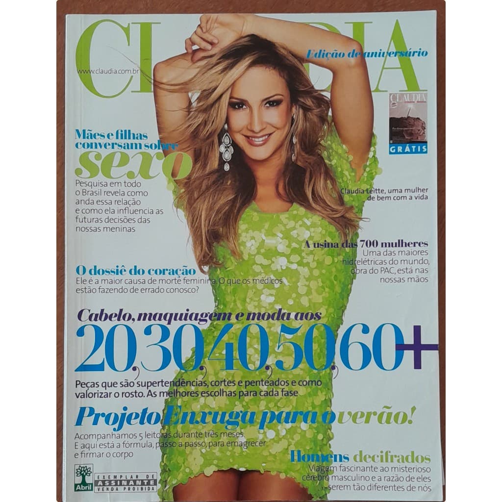 Revista Claudia Nº 577 Outubro/2009 Claudia Leitte