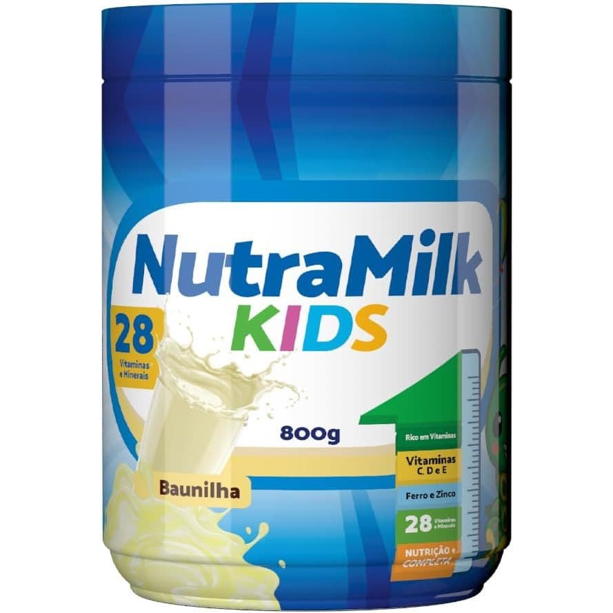 Suplemento Alimentar Nutramilk Kids Baunilha 800g