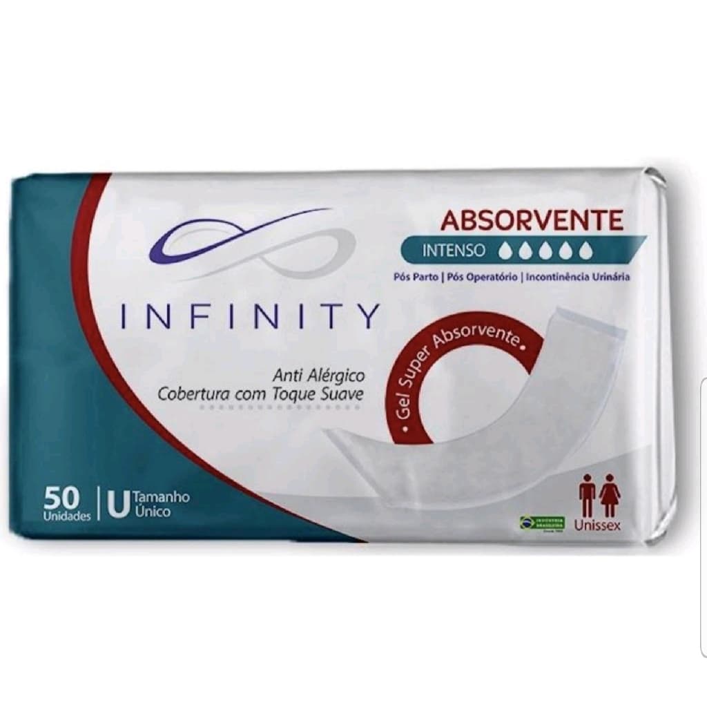 Absorvente Geriátrico Infinity Pacote com 50 Unid