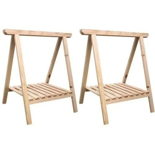 1 Par Cavalete Multiuso Para Organização Apoio Suporte