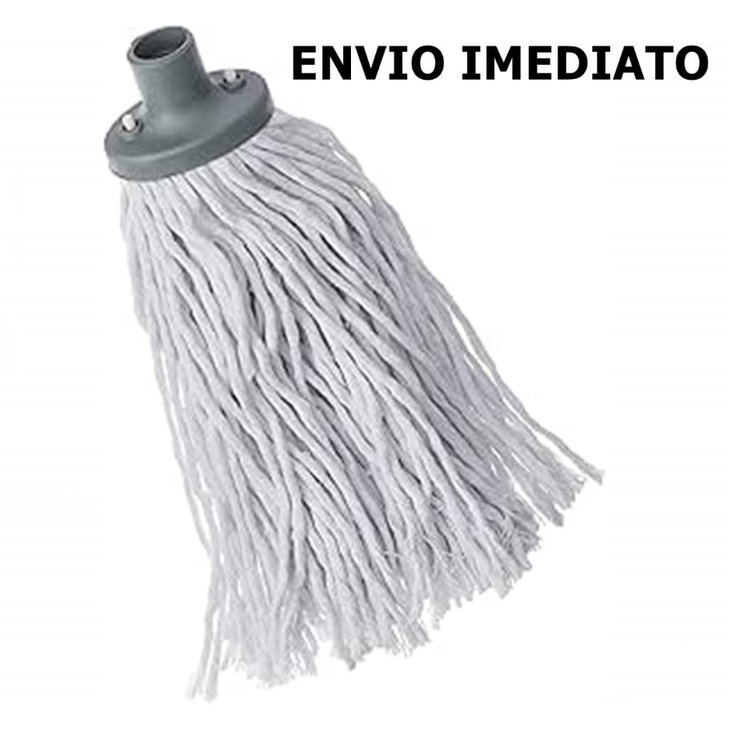 Esfregão Refil Mop Úmido Rosca Universal Algodão - LEVE MAIS POR MENOS