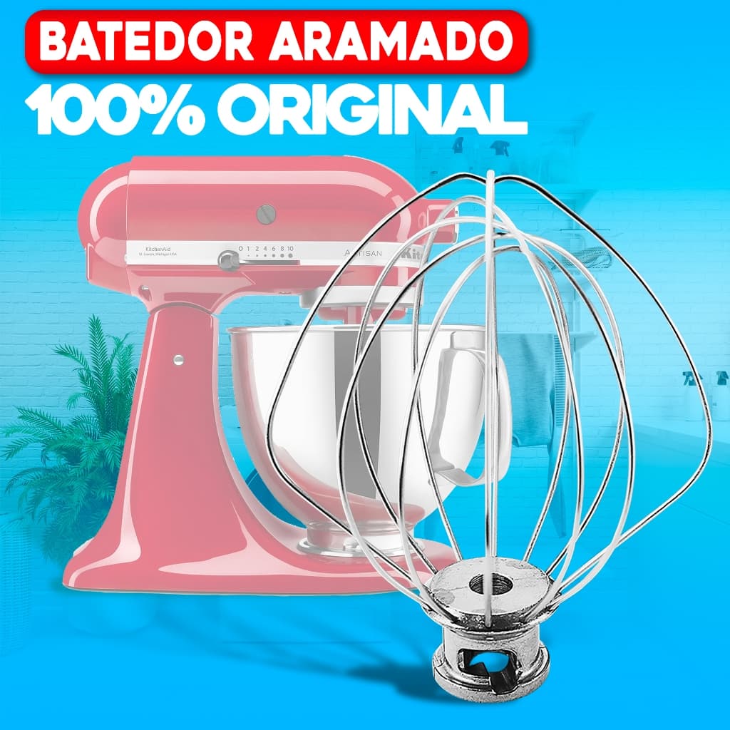 Batedor Aramado Kitchenaid Da Batedeira Ked33a3 Stand Mixer 326012159 / 9704329
