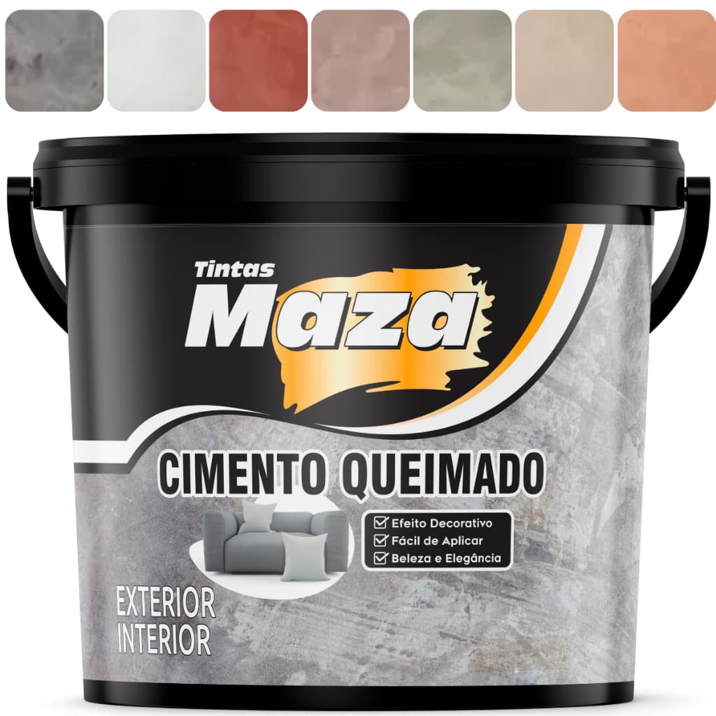 Efeito Cimento Queimado Maza Cores 5,6kg