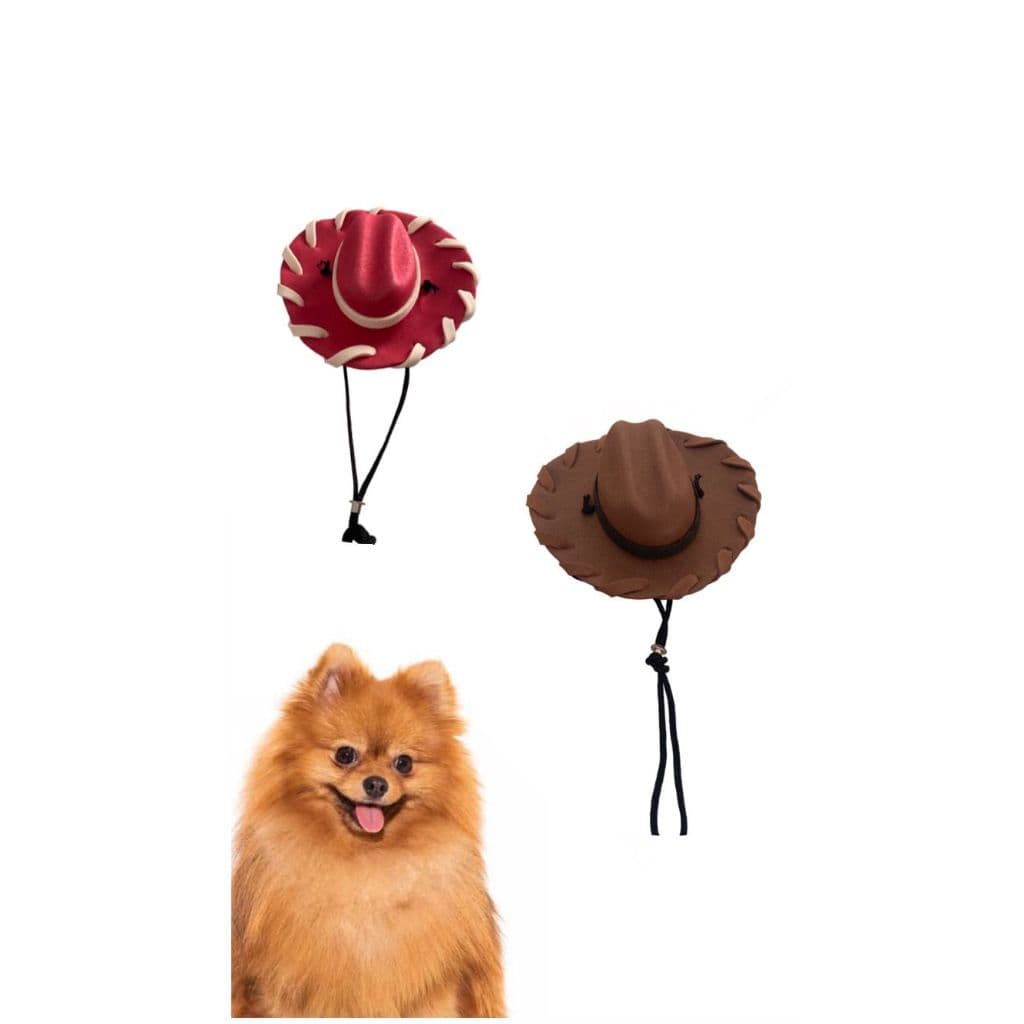 Chapéu Cowboy Woody e Jessie Pet Dog Para Cachorros e Gatos